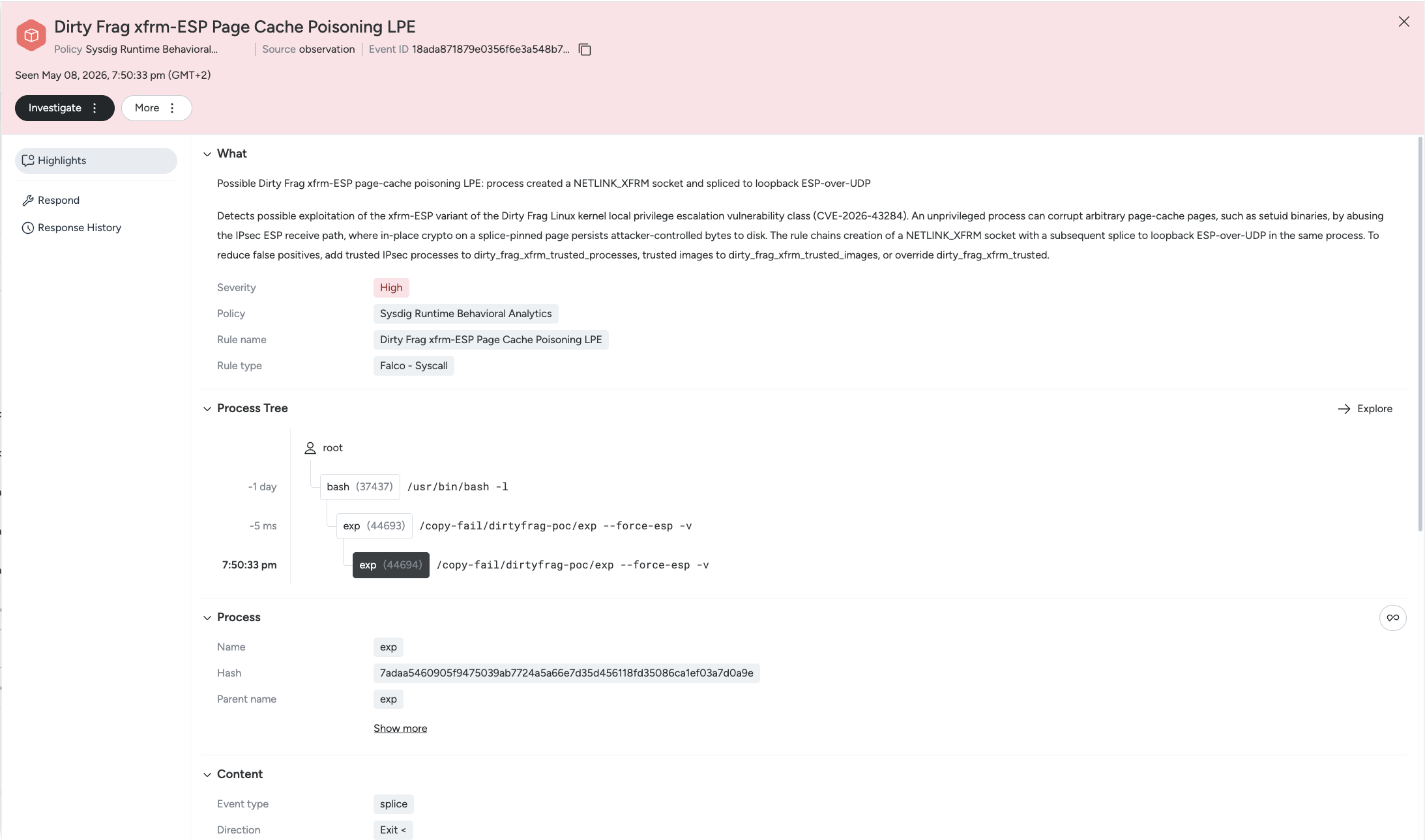Dirty Frag（CVE-2026-43284 および CVE-2026-43500）：Linux カーネル